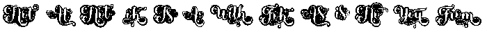 Catchwords otf (400) Font UPPERCASE