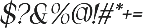 Catelyn Italic otf (400) Font OTHER CHARS