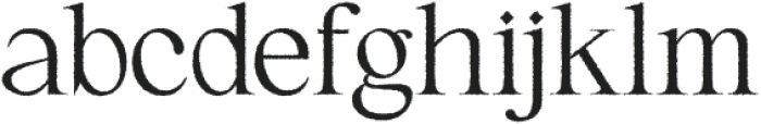 Catelyn Rough Regular otf (400) Font LOWERCASE