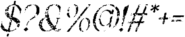 Catelyn Stamp Italic otf (400) Font OTHER CHARS