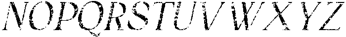 Catelyn Stamp Italic otf (400) Font UPPERCASE