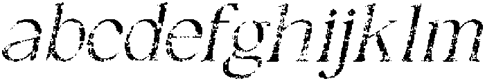 Catelyn Stamp Italic otf (400) Font LOWERCASE