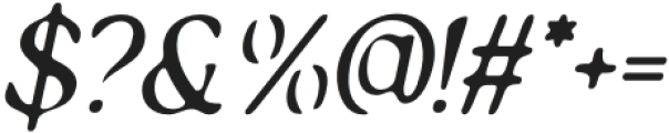 CatelynBlur-Italic otf (400) Font OTHER CHARS
