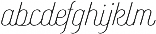 Catfish Light otf (300) Font LOWERCASE