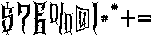 Cathedrave otf (400) Font OTHER CHARS