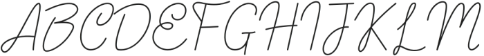 Cathely Regular otf (400) Font UPPERCASE