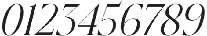 Cathiren Italic otf (400) Font OTHER CHARS