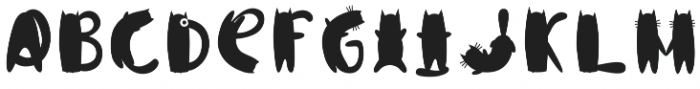 Cats Regular otf (400) Font LOWERCASE