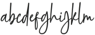 Cattalina Signature otf (400) Font LOWERCASE