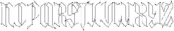 Cattedrale Outline otf (400) Font UPPERCASE