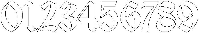 Cattedrale Outline otf (400) Font OTHER CHARS