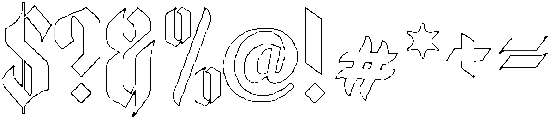 Cattedrale Outline otf (400) Font OTHER CHARS