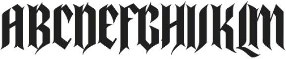 Cattedrale-Regular otf (400) Font UPPERCASE