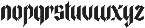 Cattedrale-Regular otf (400) Font LOWERCASE