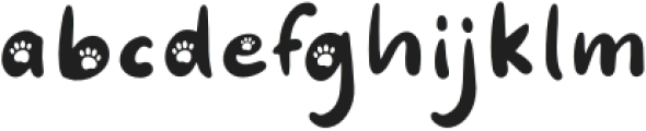 Catto Puroo Display otf (400) Font LOWERCASE