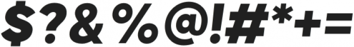 Causten Black Oblique otf (900) Font OTHER CHARS