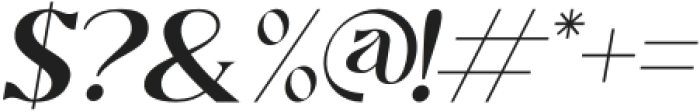 Cautics Italic otf (400) Font OTHER CHARS