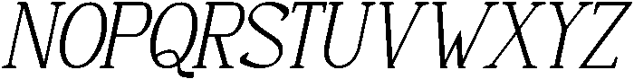 Cavallus Italic otf (400) Font UPPERCASE