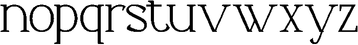 Cavallus otf (400) Font LOWERCASE