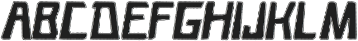 Caveage Cutout Inline Italic otf (400) Font UPPERCASE