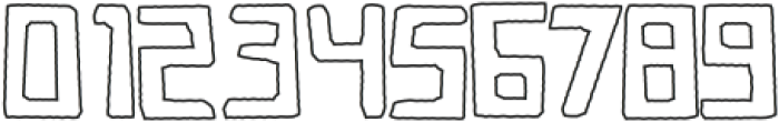 Caveage Cutout Outline otf (400) Font OTHER CHARS