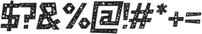 Caveage Foamy Italic otf (400) Font OTHER CHARS