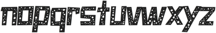 Caveage Foamy Italic otf (400) Font LOWERCASE