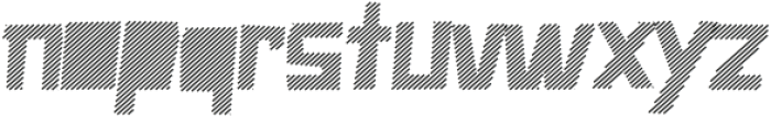 Caveage Hatched Italic otf (400) Font LOWERCASE