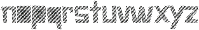 Caveage Hatched Rough otf (400) Font LOWERCASE