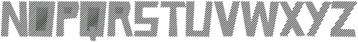 Caveage Hatched otf (400) Font UPPERCASE
