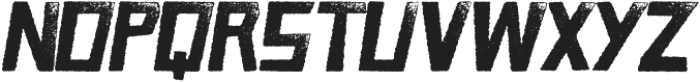 Caveage Stamped Rough Ita otf (400) Font UPPERCASE