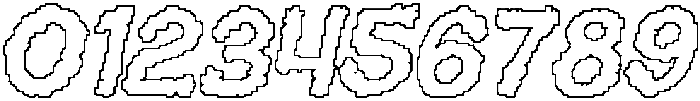 Cavella Pixel Outline otf (400) Font OTHER CHARS