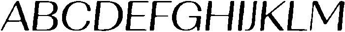 Cavelline Regular otf (400) Font UPPERCASE