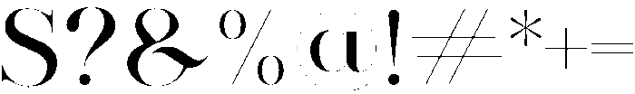 Caviar Regular otf (400) Font OTHER CHARS