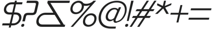 Cavora Grotesque Light Italic otf (300) Font OTHER CHARS