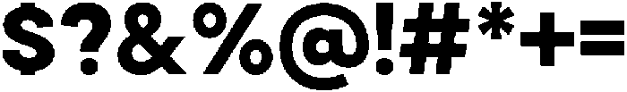 Cavren Sans Extra Bold otf (700) Font OTHER CHARS