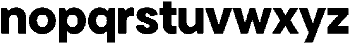 Cavren Sans Extra Bold otf (700) Font LOWERCASE