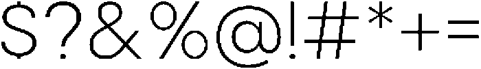 Cavren Sans Extra Light otf (200) Font OTHER CHARS