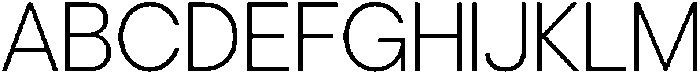 Cavren Sans Extra Light otf (200) Font UPPERCASE