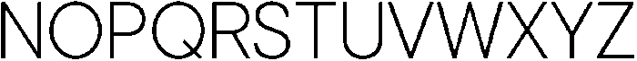 Cavren Sans Extra Light otf (200) Font UPPERCASE