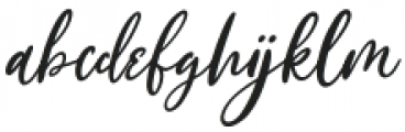 Caytielo-Regular otf (400) Font LOWERCASE