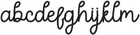 caalifah script Regular otf (400) Font LOWERCASE