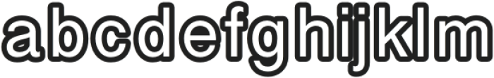 carbono Regular otf (400) Font LOWERCASE