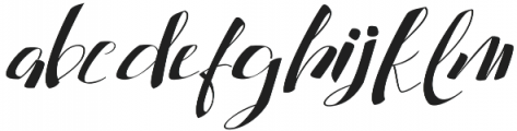 cataleya otf (400) Font LOWERCASE