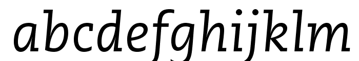CaeciliaLTStd-Italic Font LOWERCASE