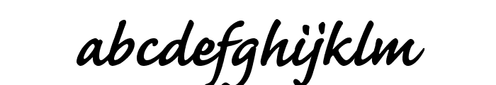 CaflischScriptPro-Bold Font LOWERCASE