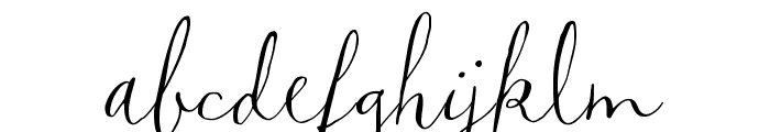CallieHmk Font LOWERCASE