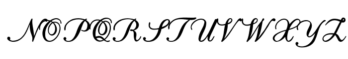 Calligri-Bold Font UPPERCASE