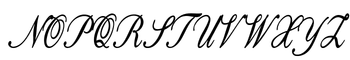 Calligri-CondensedBoldItalic Font UPPERCASE