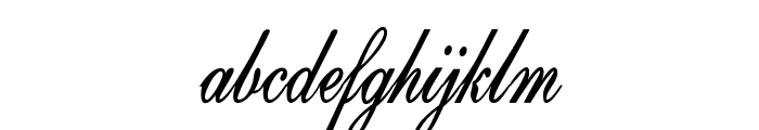 Calligri-CondensedBoldItalic Font LOWERCASE